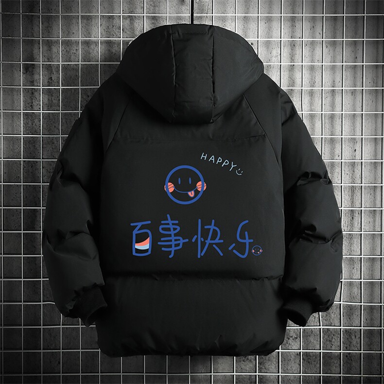 控128加绒面包服男大码羊羔毛衣男MY16183-P100,男装棉衣,电商A040A