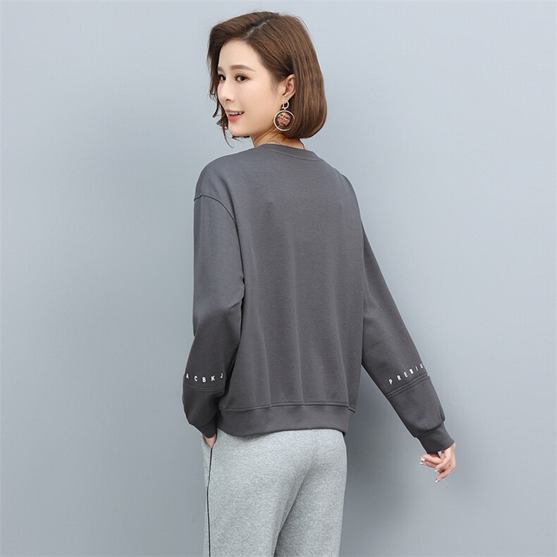 卫衣女2021早秋新款韩版宽松短款时尚春秋薄款休闲洋气减龄上衣潮,女装卫衣/绒衫,玛其路