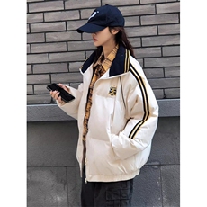 短羽绒服新冬季学生不跑棉手塞棉面料宽松棉质外衣和夹克M9003，男装夹克，星座1116A（原606A-3）