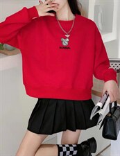 红卫衣出货，女装卫衣/绒衫，Mee+