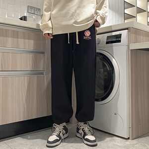 华夫格运动裤男大码抽绳休闲裤卫裤 HK78237-P35 加绒款P45图片