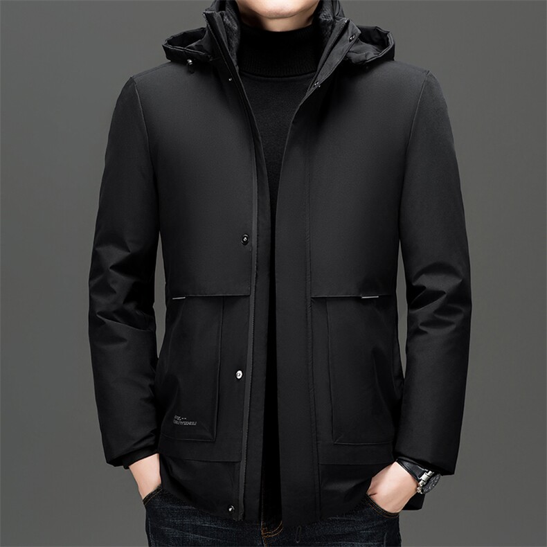 羽绒服中年男士2026年冬季加厚保暖三合一可拆卸商务休闲外套男款,男装羽绒服,电商B212（原钱塘6029）