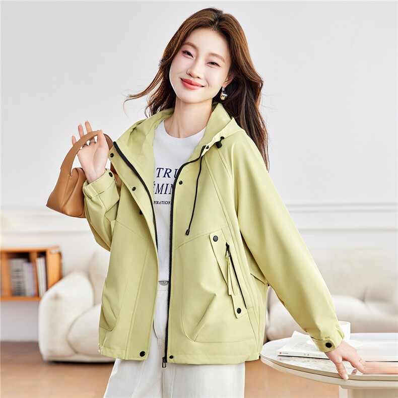 现货！2026年春季短外套女二八月休闲上衣，女装短外套，沐七七