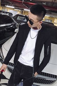 帅气秋季小夹克精神社会小伙外套男潮 C301-J307-图片