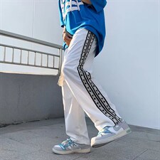 男春季潮流时尚休闲长裤坑条冰丝休闲裤D5243P34，男装休闲裤，星座1116-2