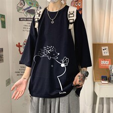 Q11166-P30春夏季七分袖t恤男大码五分袖男短袖中袖，男装T恤，电商A040