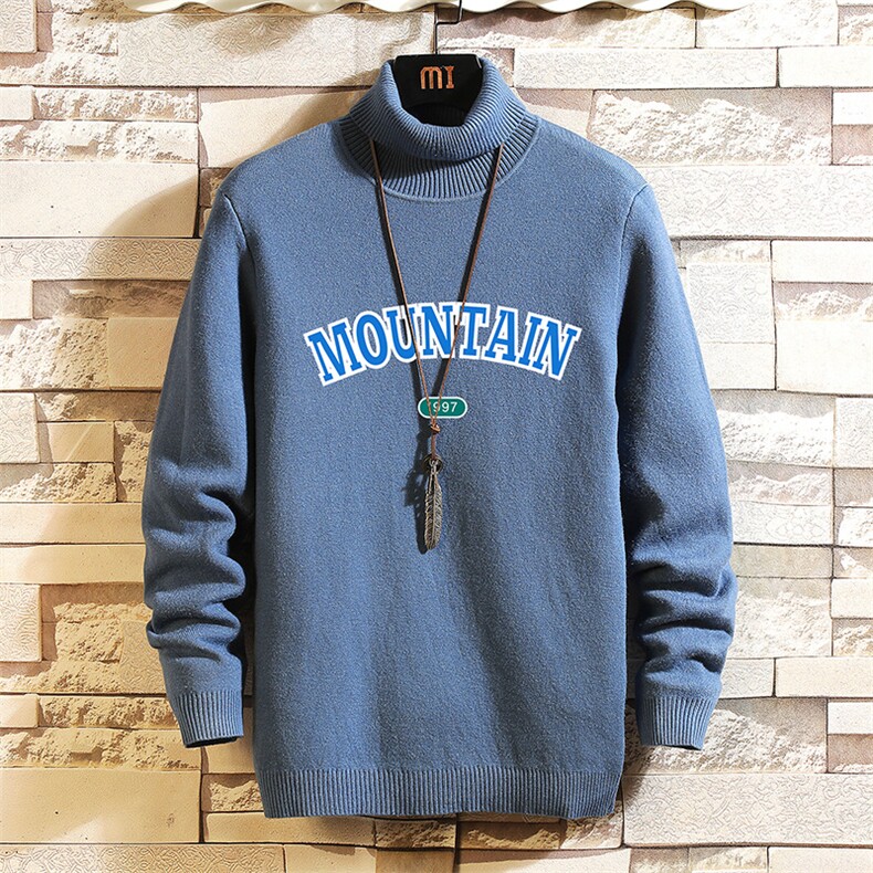 GM45231-P45加绒款-P65高领毛衣男士大码内搭毛线衣男砖墙,男装针织衫/毛衣,电商A040A