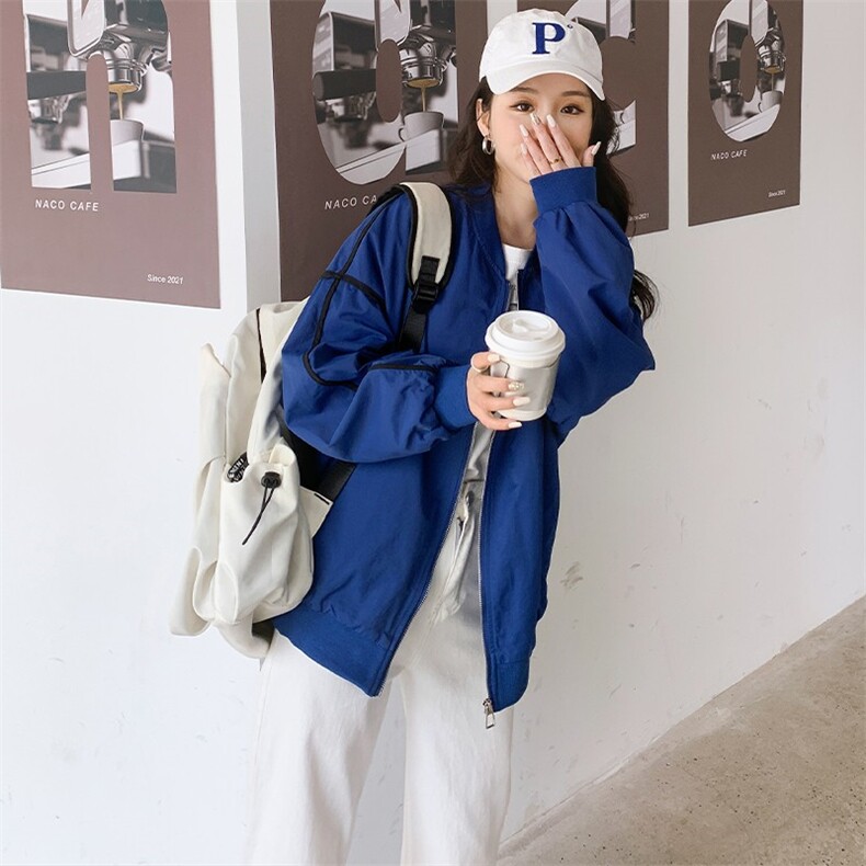 2022年主推现货新款原宿风棒球服女款号808-P125K178,女装短外套,浙宝305