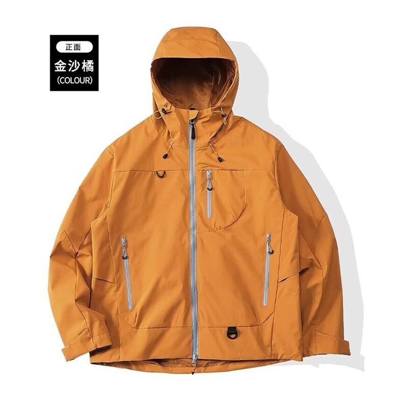新款冲锋男衣女款户外三合一简约新款慵懒潮流日系文艺JK14P53，男装夹克，星座1013-5