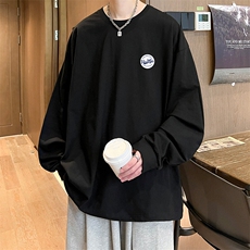 抖音得物供货量大从优可提供视频美式长袖T恤CT689特P25，男装T恤，电商A486-1