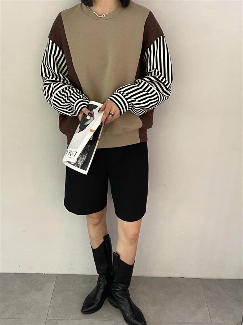 雷洛奇丽—拼接卫衣，女装卫衣/绒衫，雷洛奇丽