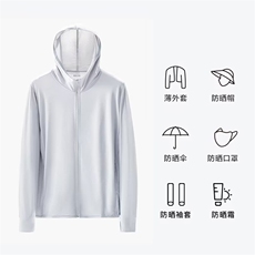 简约慵懒男标准连帽防晒衣外套轻薄透气HJ02P22，男装夹克，星座1116-2