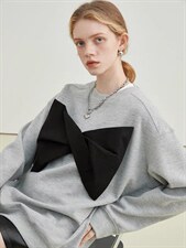 蝴蝶结卫衣，女装卫衣/绒衫，IC(4F)