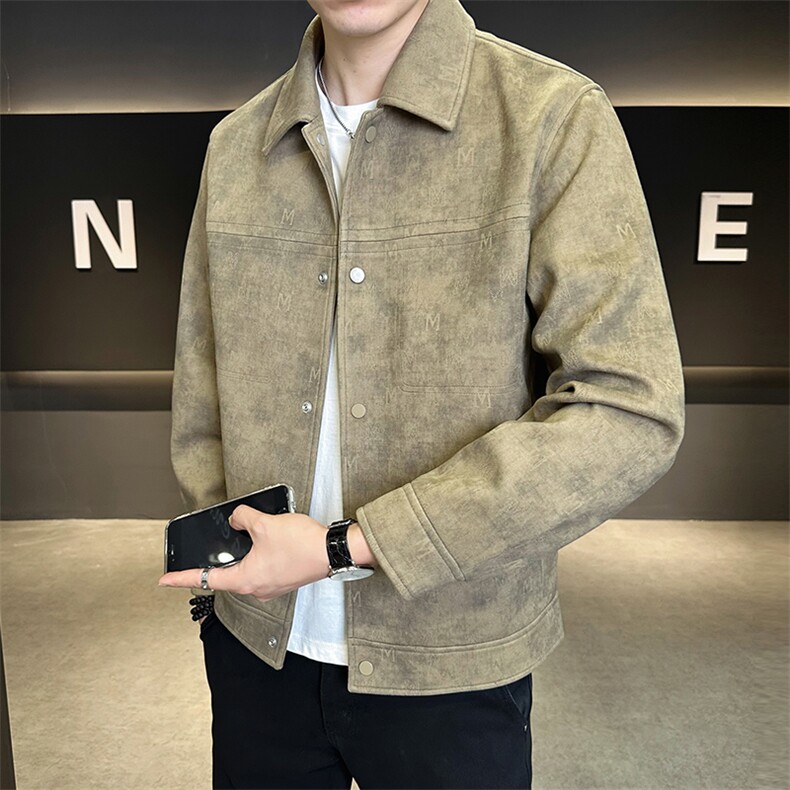 针织外套翻领男装夹克秋季新款衣服C317-J2517-P145,男装夹克,电商C317