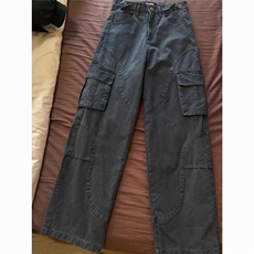1506-1/KGA-Z101/P73水洗宽松工装微喇叭牛仔裤直筒阔腿长裤子男，男装牛仔裤，星座1506-1