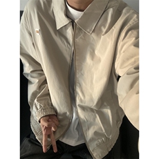【有货】卡其色两面穿外套男款春秋高级感格子夹克JK941LL-特P75，男装夹克，星座1007（原301D）