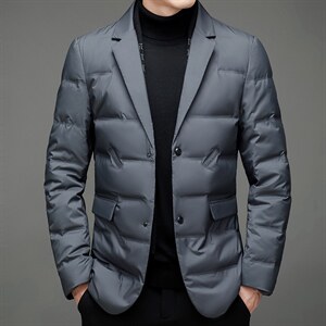 BAMJ-6037钱塘2020-2中年男士秋冬季厚款羽绒服休闲简约外套P173图片