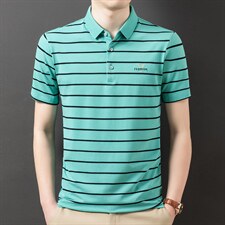T恤男士短袖2023夏季新款男时尚简约Polo打底衫中年舒适男装上衣，男装T恤，电商B212（原钱塘6029）
