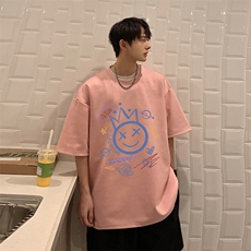 麂皮绒短袖t恤男大码半袖男JD82180-P25，男装T恤，电商A040