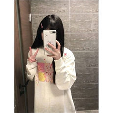 白灰色连帽卫衣拉链上衣女春秋款2025新chic夏季薄款休闲宽松外套，男装T恤，星座506A
