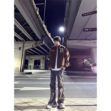 自家图，不拿货cleanfit牛仔裤男褶皱微喇裤子KZA16-P63，男装牛仔裤，星座1007（原301D）