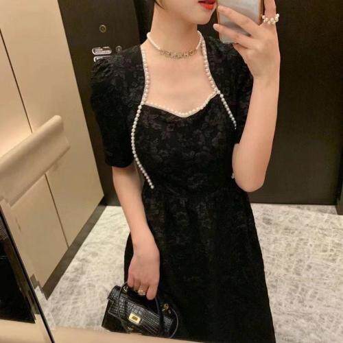 珍珠连衣裙，女装连衣裙，贻思茗