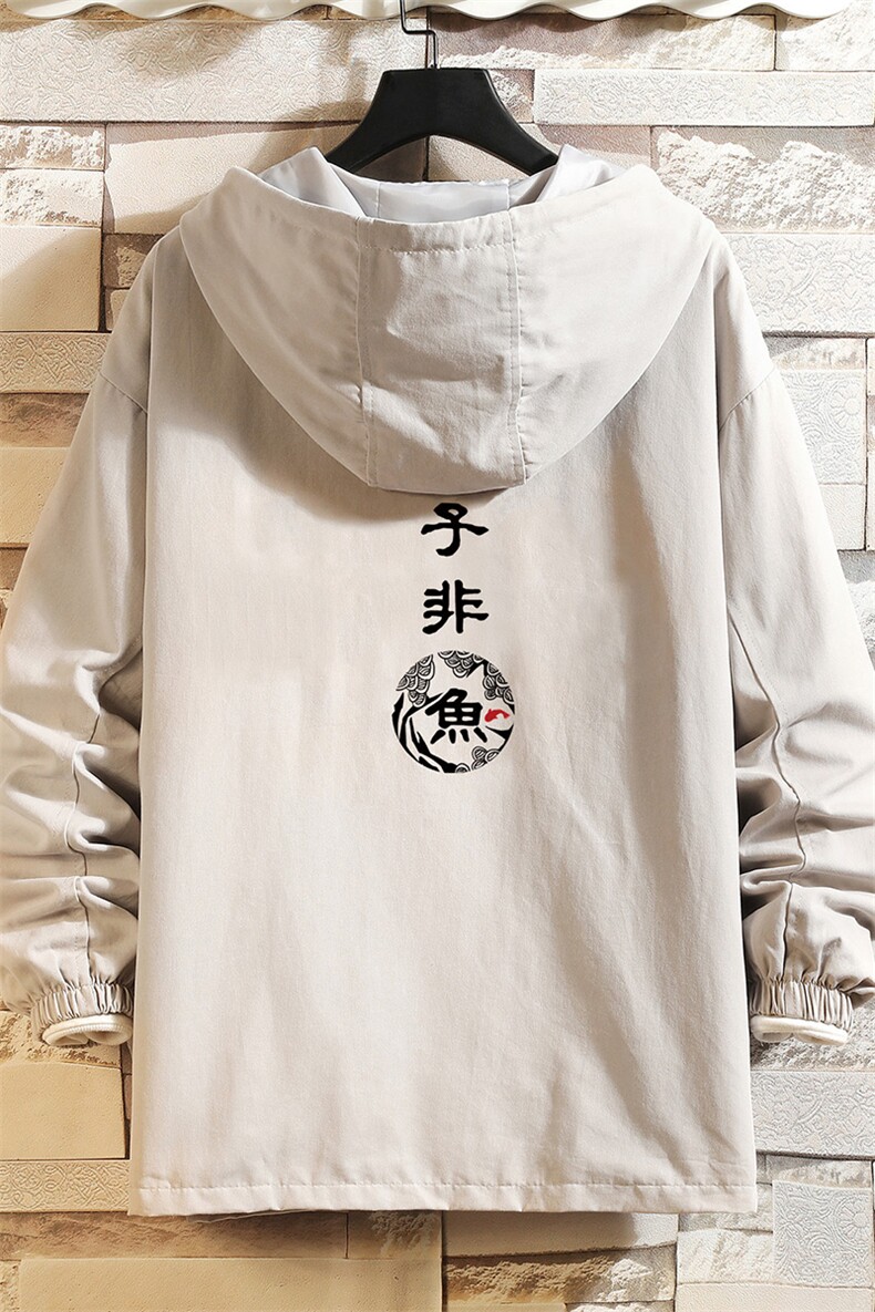 JK41070-P85加棉款-P115纯棉连帽夹克男士大码工装夹克男砖墙,男装夹克,电商A040A