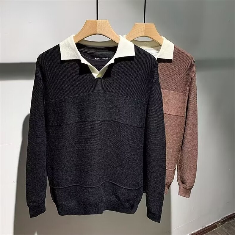 1506-1/MM281/P60男士毛衣高端纯牛绒衫v领秋露羊毛衫男款冬季，男装针织衫/毛衣，星座1506-1