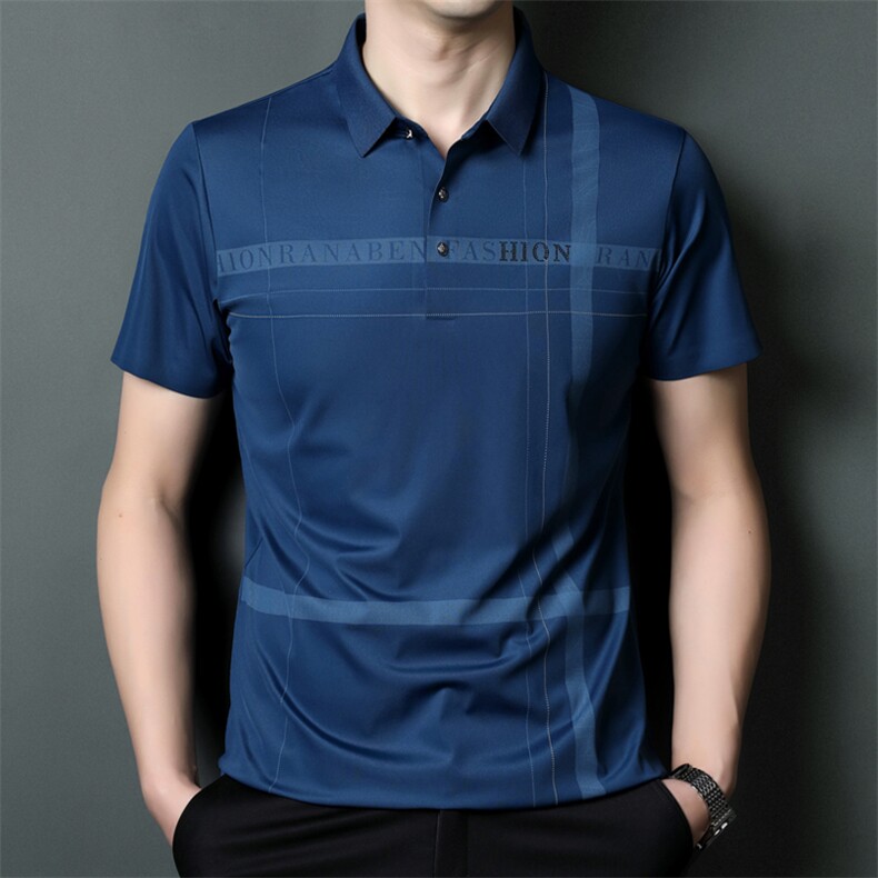SQY9809男式2023年夏季新款百搭T恤男短袖商务休闲体恤男装P65,男装T恤,电商B360