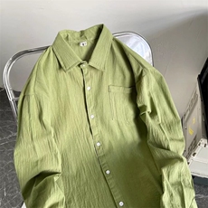 中青少年时尚流行春夏季长袖衬衫上衣开衫外套防晒衬衣，男装防晒衣，星座1013-1