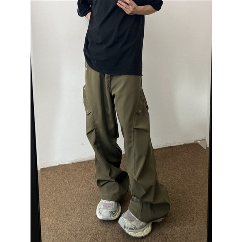 美式工装裤男新款潮牌宽松复古痞帅直筒休闲阔腿裤LA15-P40,男装工装外套,星座208-5