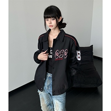 2026春新男女同款美式刺绣夹克A158-JK311-P65，男装夹克，电商A158