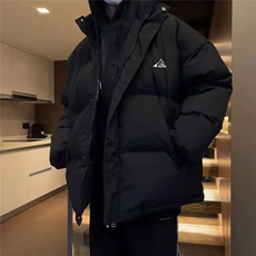 秋冬季加绒厚男士棉服装2025年新款棉衣外套男生棉袄面包情侣，男装棉衣，星座506A