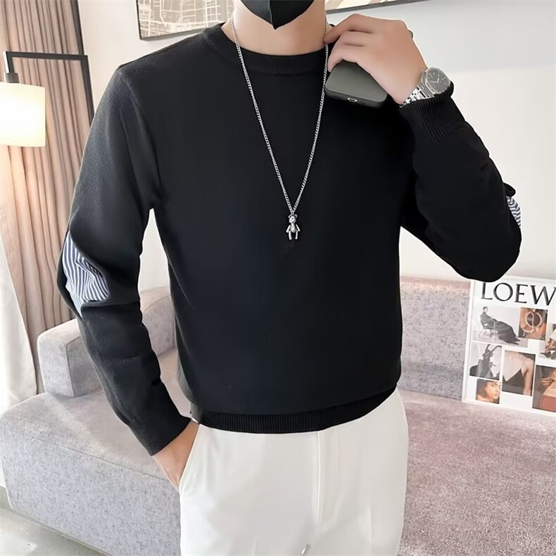 毛衣男士秋季长袖打底衫修身气质潮牌男装针织衫S534-P60,男装针织衫/毛衣,星座1109-3