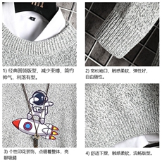 M19158-P45加绒款-P65加厚加绒毛衣男大码毛线衣男针织衫网格，男装针织衫/毛衣，电商A040A