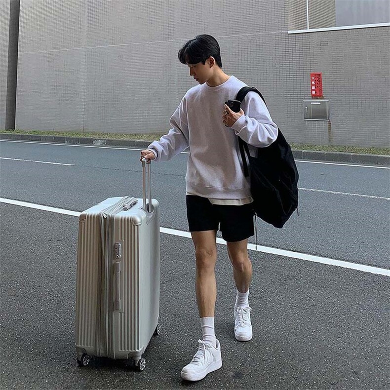 美式慵懒chic港风圆领无帽套头卫衣W3109-p35控49棉45%聚酯纤维55,男装卫衣,星座218-5