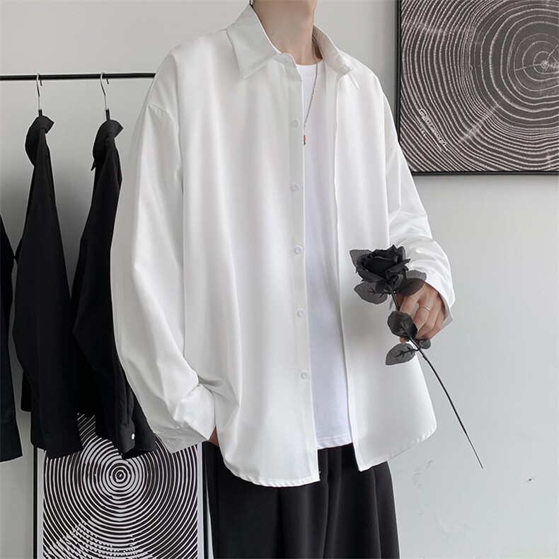 夏季港风上衣短袖衬衫男百搭潮流日系休闲半袖衬衣外套W3351-P33,男装衬衫,星座512-2