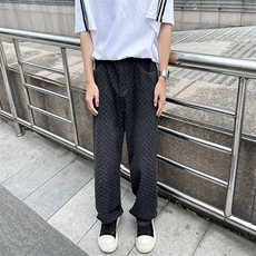 夏季新款星空纹牛仔裤宽松休闲水洗潮流直筒裤，男装牛仔裤，星座410-6（原星座1304-1）