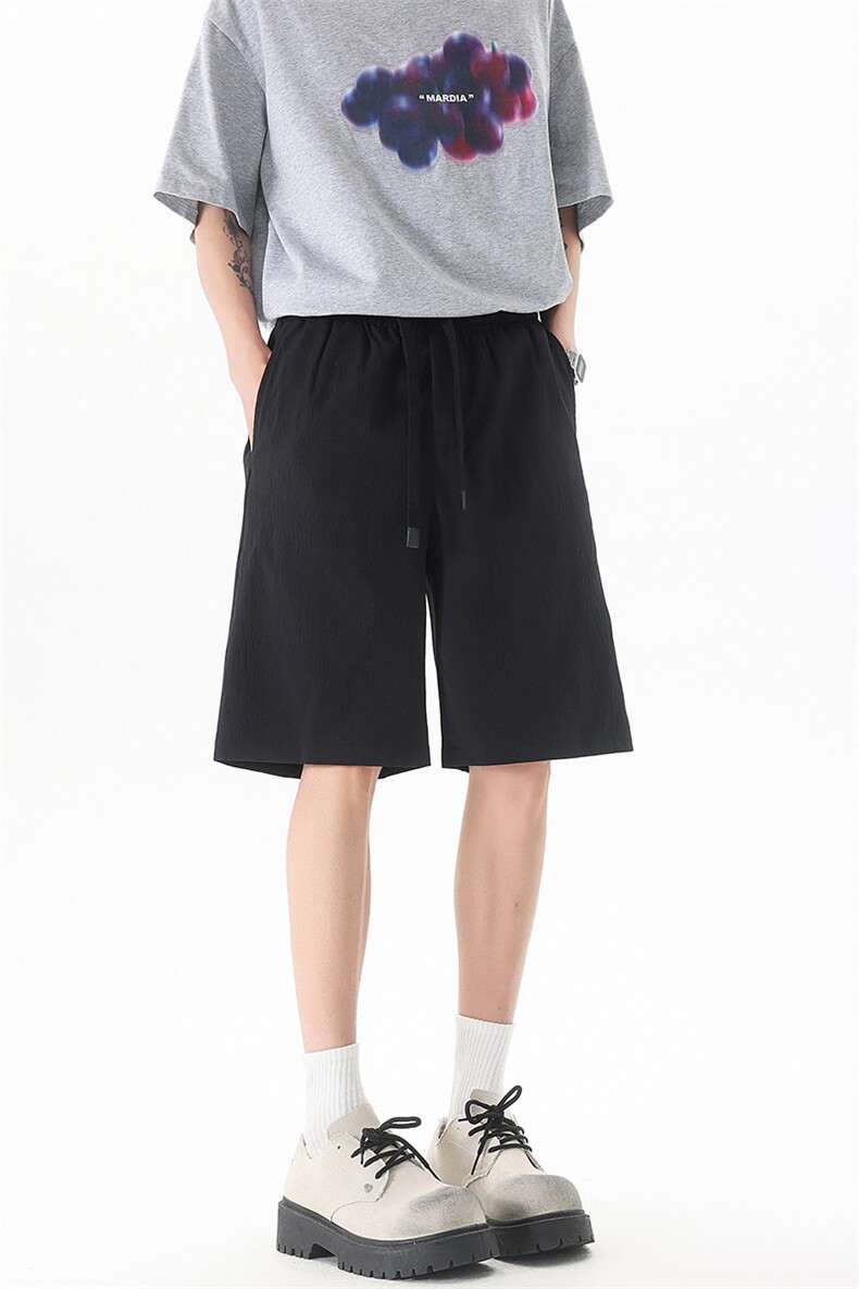 8XL-M特大码冰丝透气垂感短裤男篮球运动五分裤DK1507P30控48,男装牛仔裤,电商D206-1