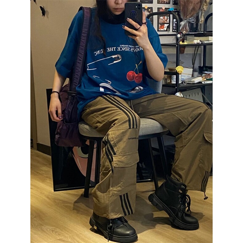 现货！机能风条纹穿搭户外登山裤三防户外爬山冲锋裤R1211-P55,男装休闲裤,星座1005-6
