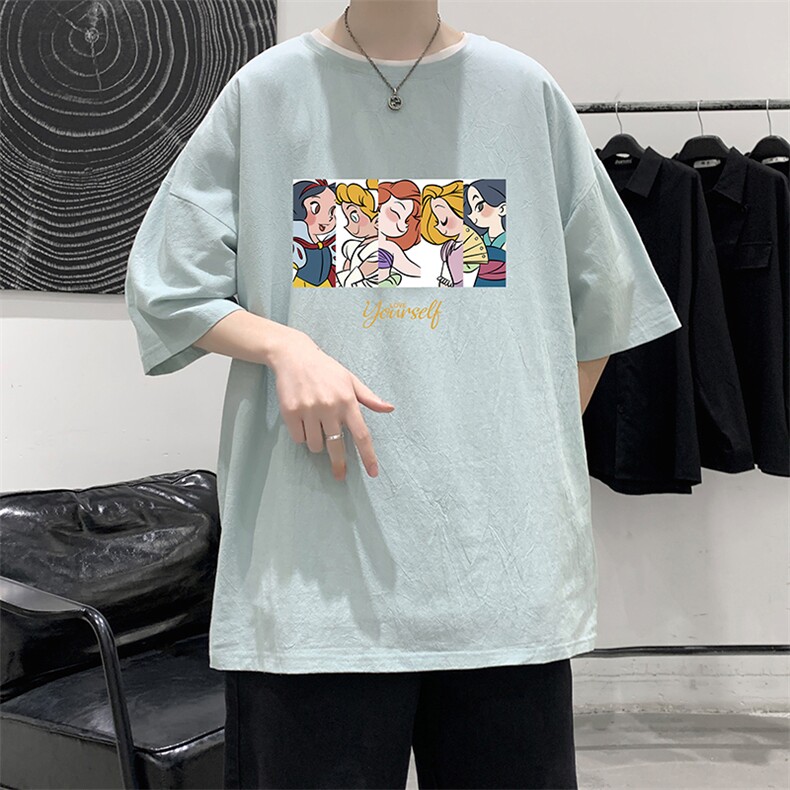 YT26396-P30亚麻短袖t恤男大码五分袖男宽松七分袖大皂风模特,男装T恤,电商A040