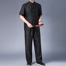 衬衫短袖2023新款中年男装高端商务休闲衬衣男士潮流两件套，男装休闲套装，电商B212（原钱塘6029）