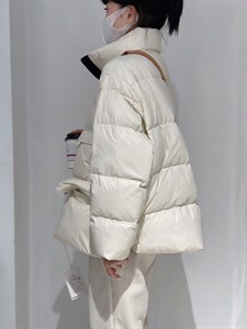 拼色羽绒服,女装羽绒服,驿谷