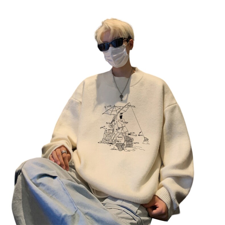 高质量！秋冬季半高领毛衣男士加绒加厚线衣针织衫男DMY533-特P38,男装针织衫/毛衣,电商B371