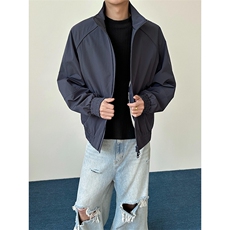 高品质春装新款老钱风美式高街解构立领棒球服飞行夹克休闲外套潮，男装夹克，电商A443