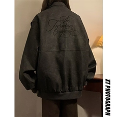 扎染外套男女秋季水洗做旧高级感设计感美式复古休闲小众夹克外套，男装皮衣，星座506A