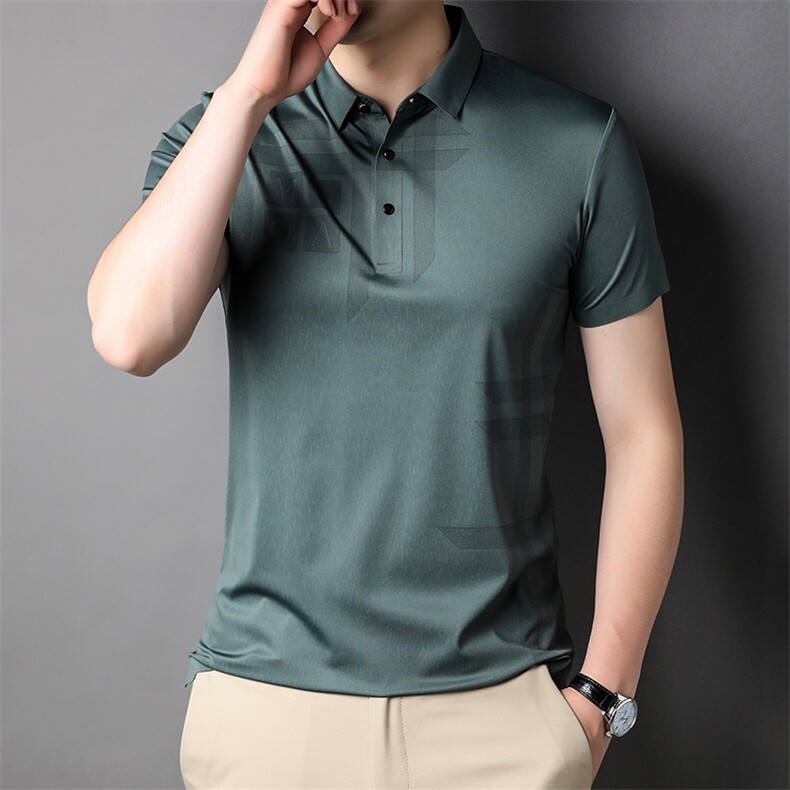 夏季新款男士翻领短袖t恤中年有领男装休闲POLO衫TLMS8958-P78,男装Polo衫,星座1105-3