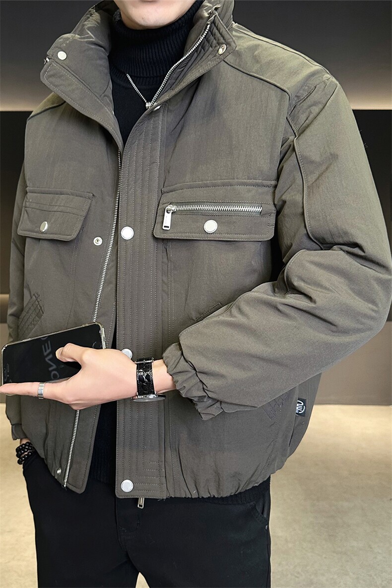 标50白鸭绒工装羽绒服男士宽松外套B317-6087-P225,男装羽绒服,电商B317