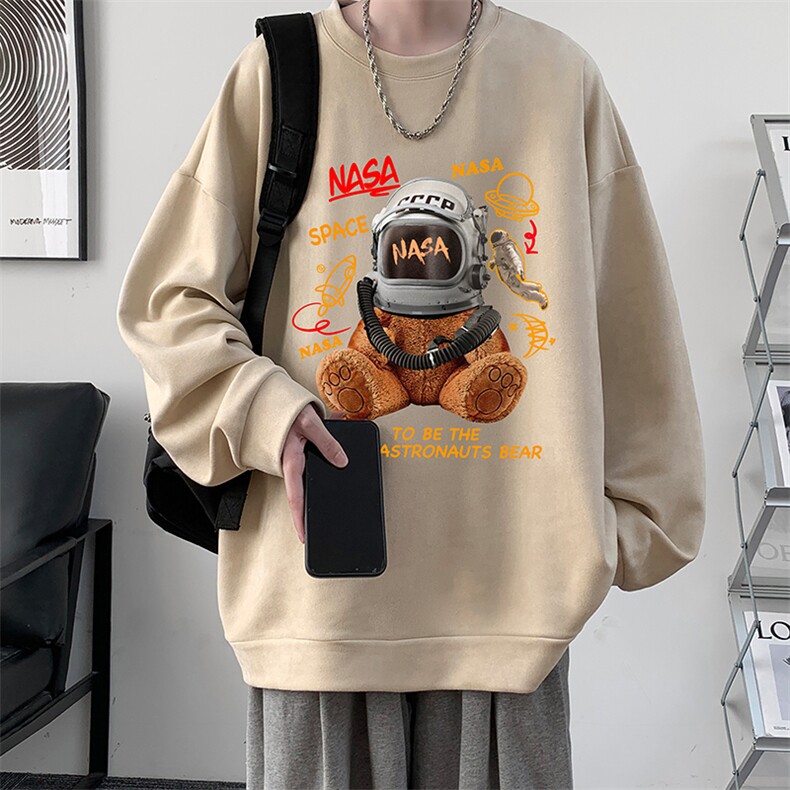 麂皮绒卫衣男大码重磅长袖t恤男 JW81281-P35图片