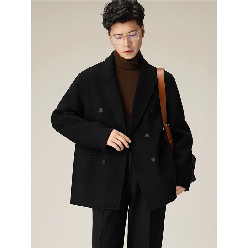 男西装外套毛呢双排扣西服正装新郎结婚礼服大码S-5XLJAK26P77,男装西服套装,星座1013-1